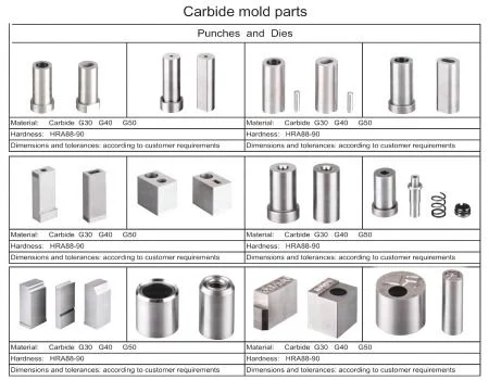 Serrated Punch Fue 0.6mm-1.2mm SKD61 CNC Machining Jig Part